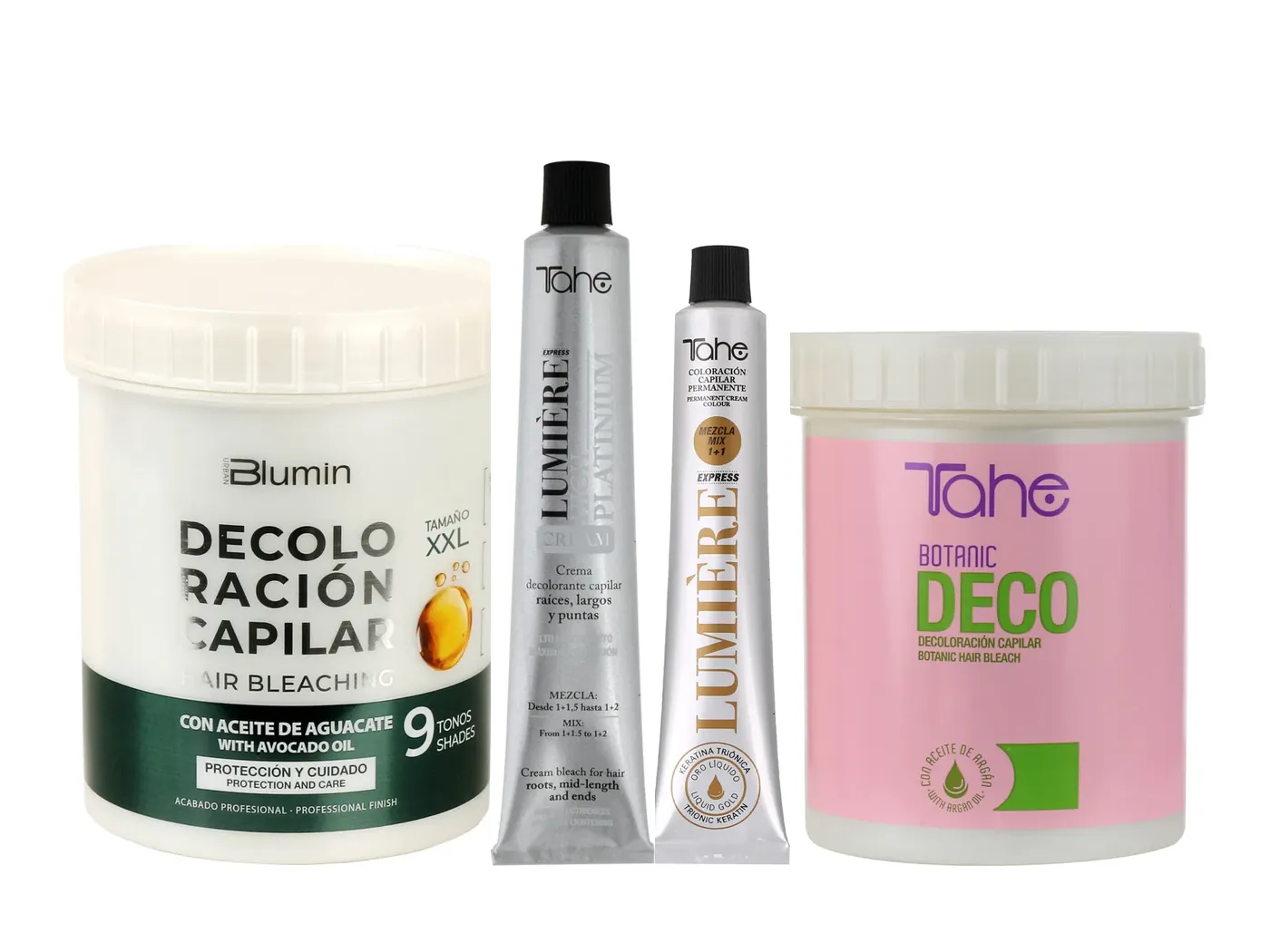 Línea Decoloración y matización
