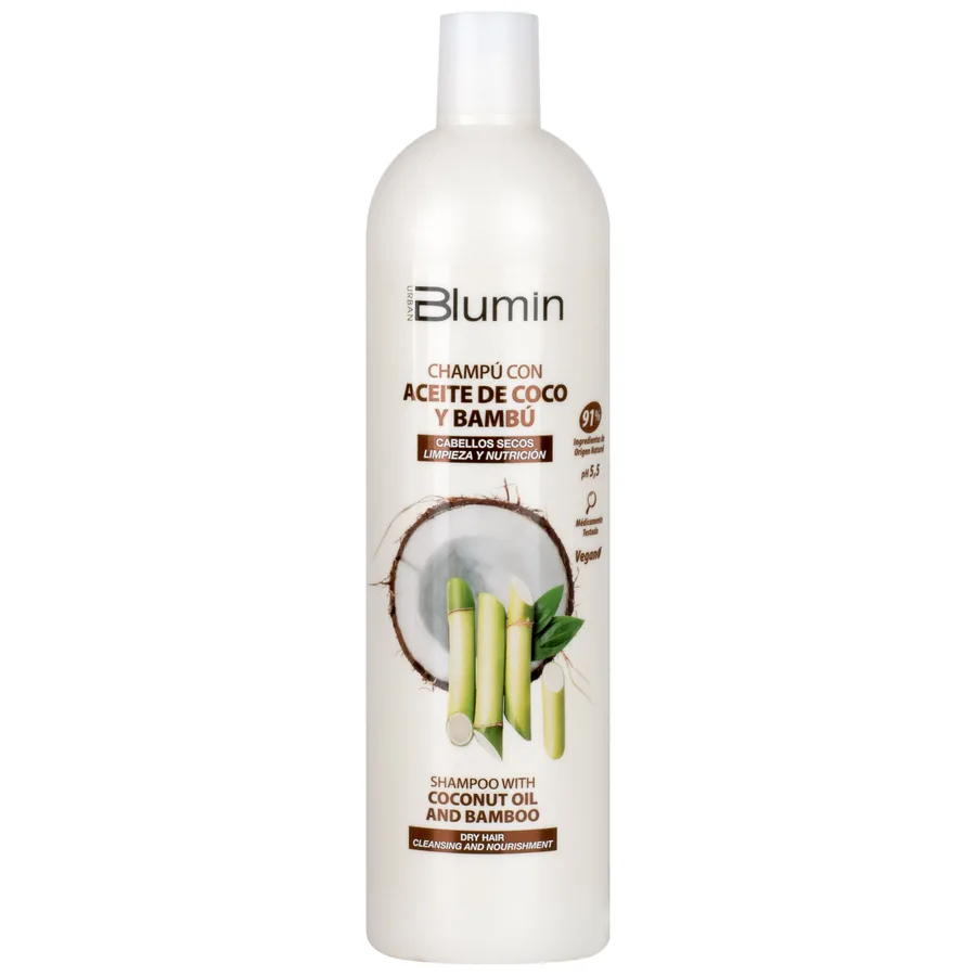 Champú nutritivo con Aceite de Coco y Bambú