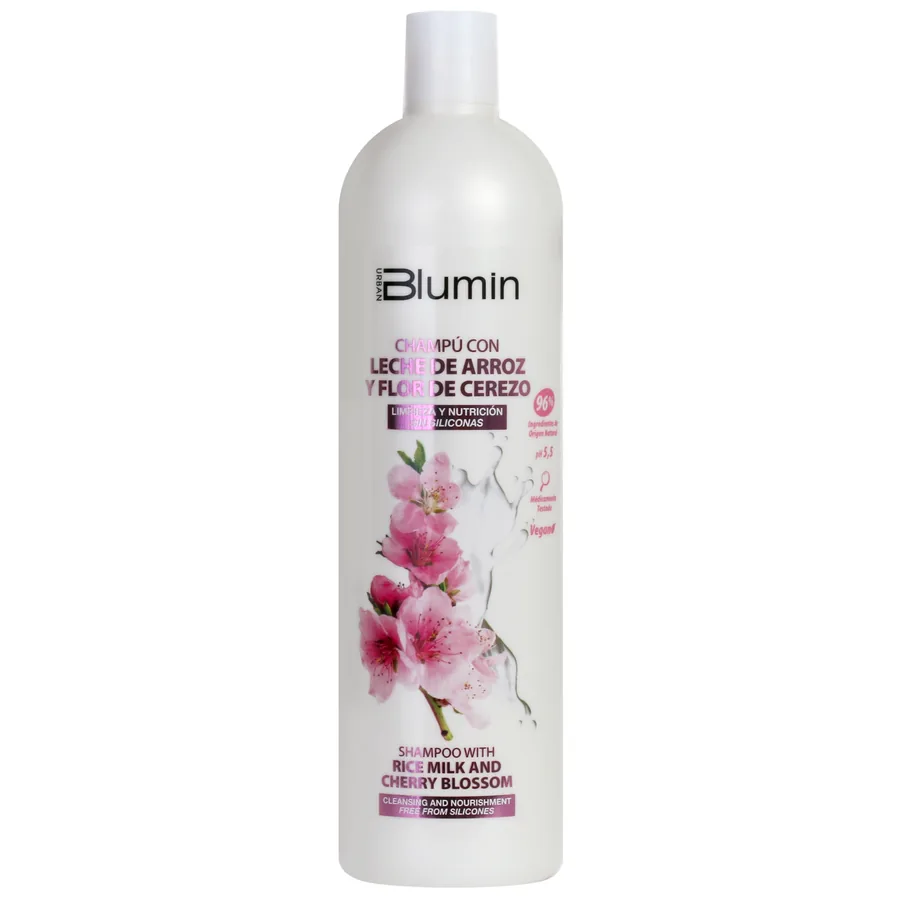 Champú suavizante con Leche de Arroz y Flor de Cerezo