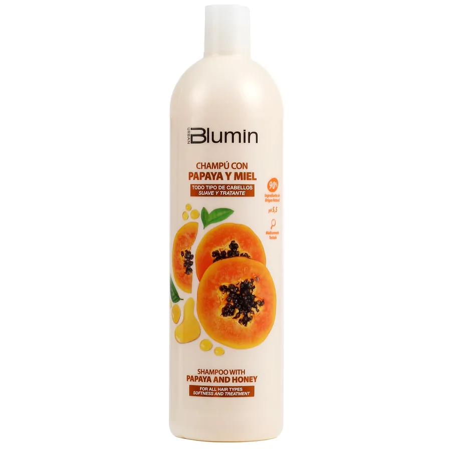 Champú reparador con Papaya y Miel