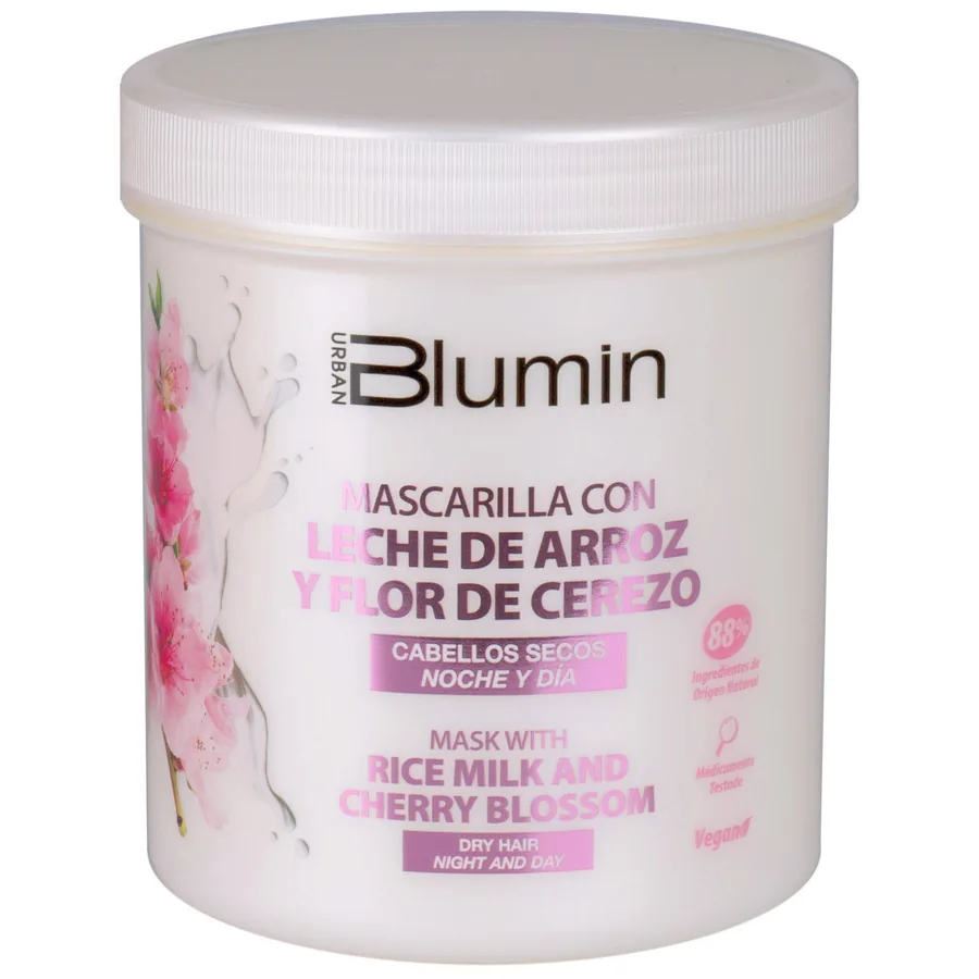 Mascarilla suavizante con Leche de Arroz y Flor de Cerezo