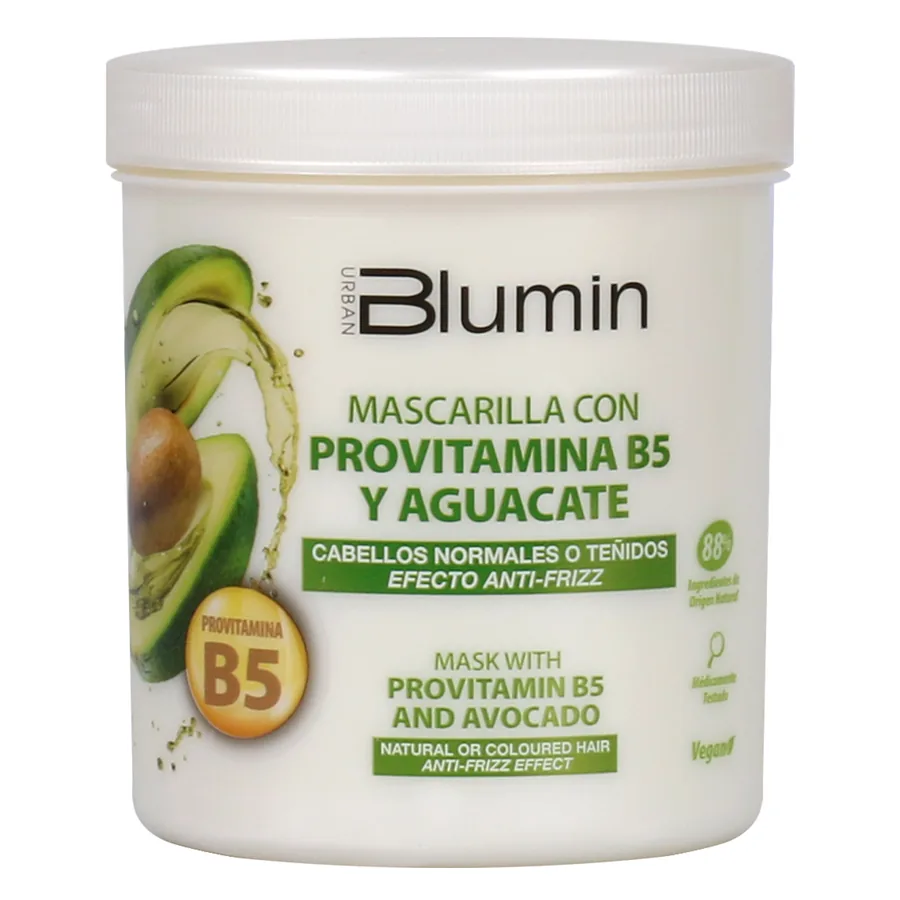 Mascarilla efecto anti-frizz Aguacate y Provitamina B5
