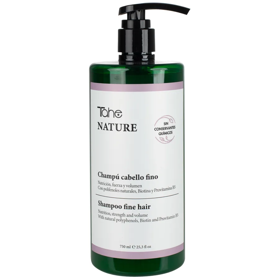 Champú sin sulfatos cabello fino