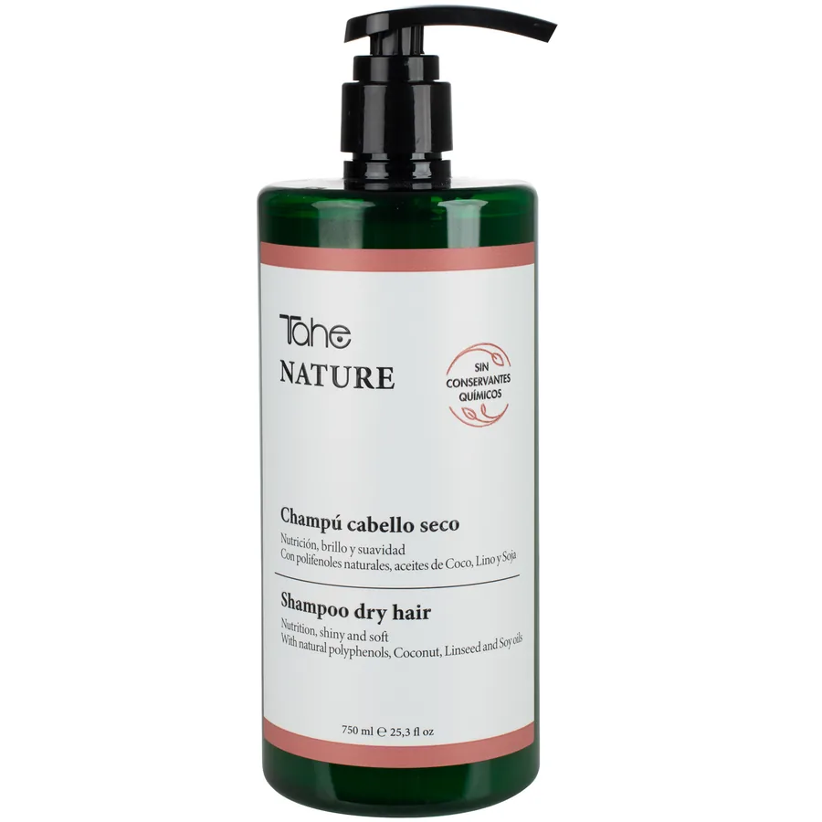 Champú sin sulfatos cabello seco