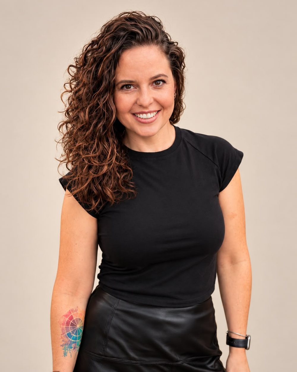 Giovana Minutti, estilista especialista en color del equipo técnico de Tahe México
